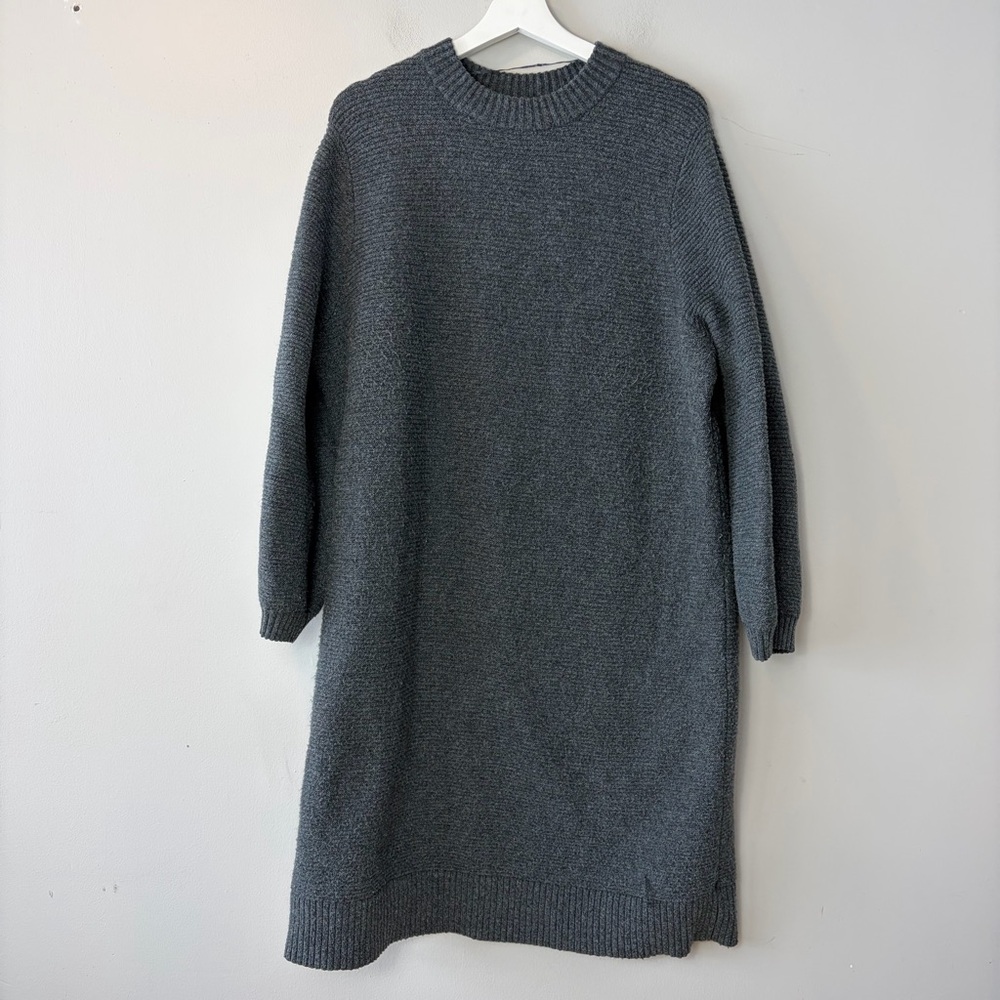 Prologue Gray Chunky Knit Sweater Dress XL